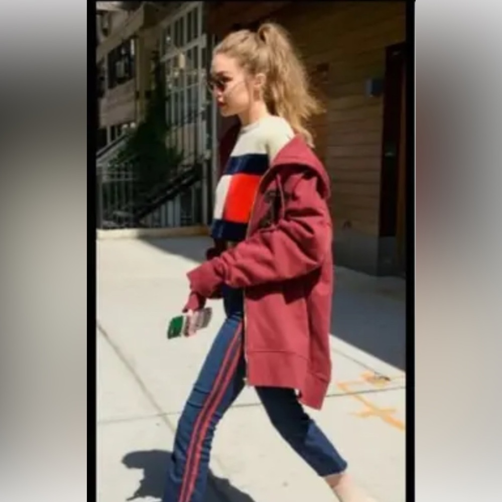 Nanette Lepore, Nolita Skinny Jeans in Bombay Wash w/ Red Stripe